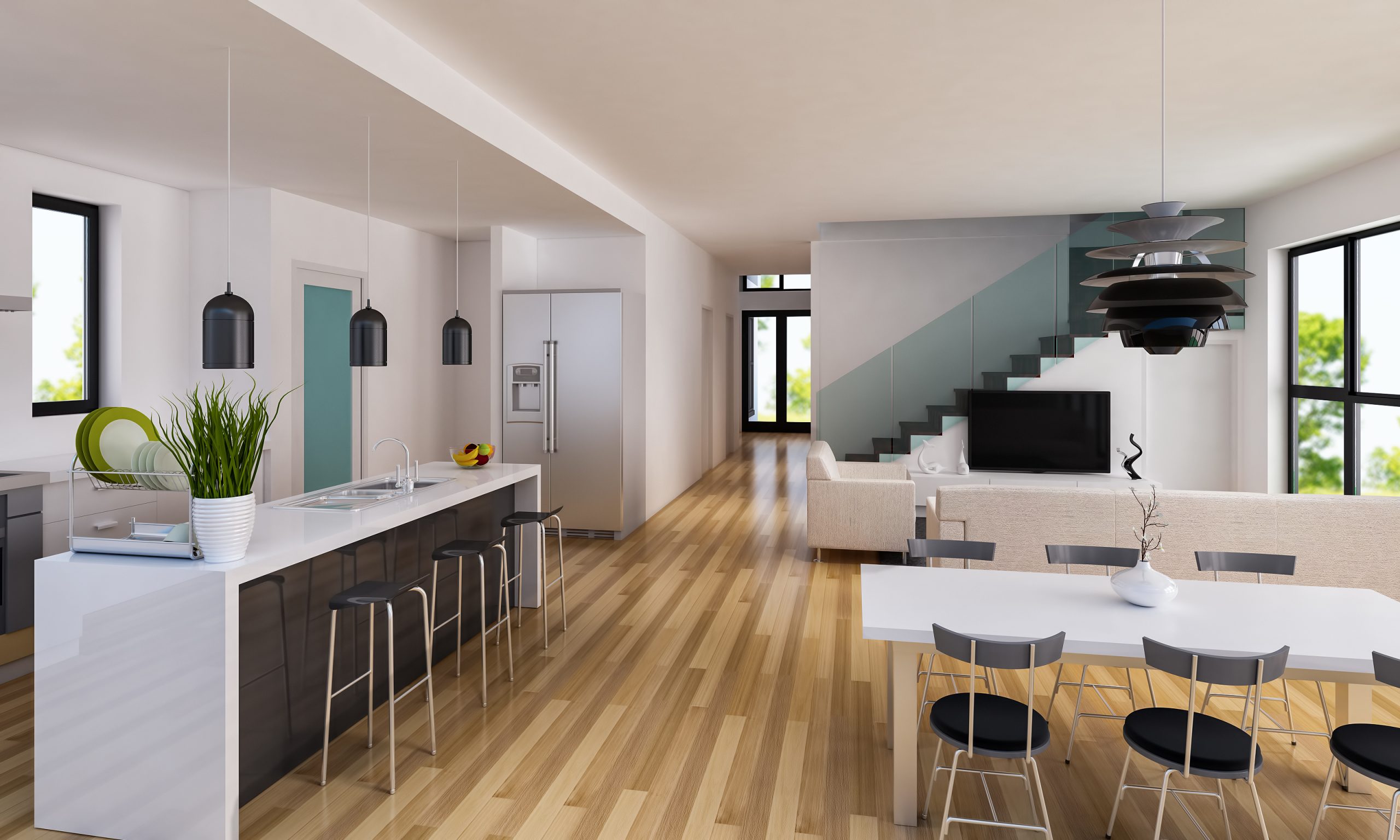 120 argento LIVING KITCHEN